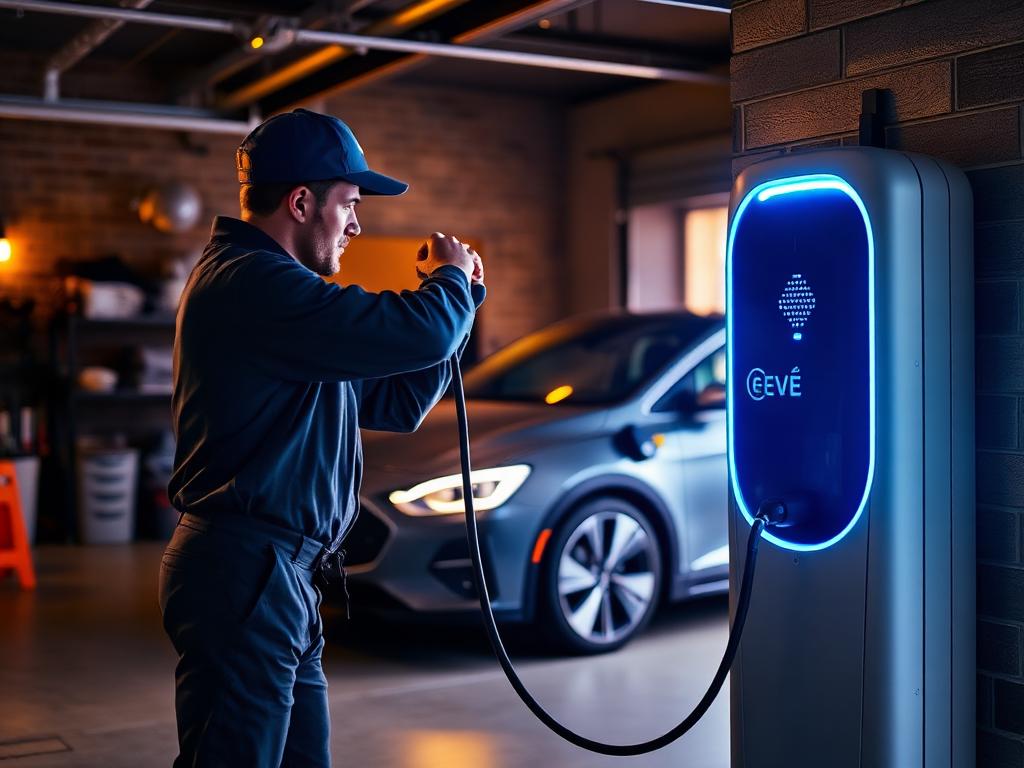 EV Charger Installation by Voltex Electric